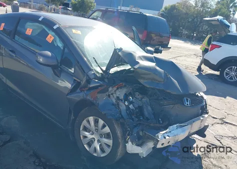 2012 Honda Civic Lx from USA, damaged, VIN 2HGFG3B5XCH506128